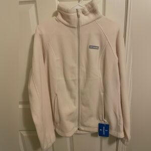Columbia Off-White Fleece Jacket